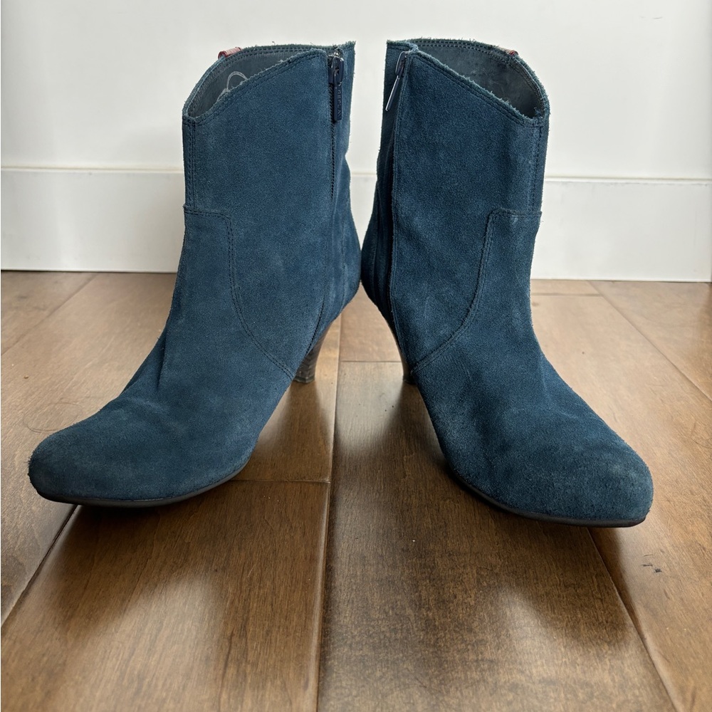 Replay Blue Suede Booties - Picture 3 of 10